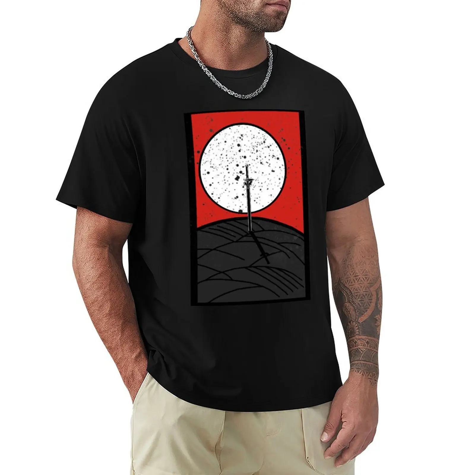 Camiseta Elucidator Hanafuda Card, camiseta básica suave de algodón de manga corta