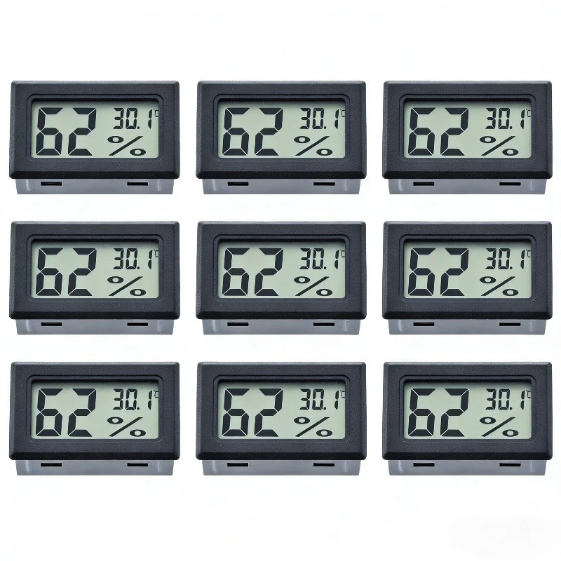 Digitales LCD-Thermometer Hygrometer Innenraum Mini Elektronisches Temperatur- und Feuchtigkeitsmessgerät Sensor Wetterstation