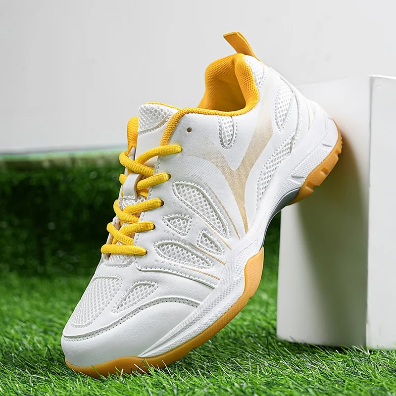 

2024 LCXMND Women Men Professional Badminton Tennis Volleyball Unisex Flexible Light Sports Training Sneakers Basketball Shoes