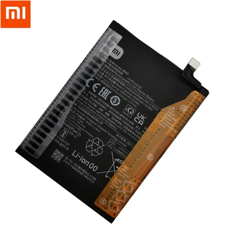 2024 Years 100% Original New Xiao Mi 5000mAh BN5D Battery For Xiaomi Redmi Note 11S 11 S 4G M4 PRO 4G Mobile Phone Batteries