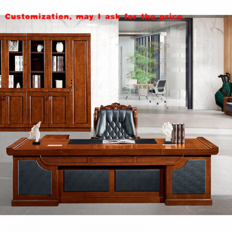 custom.Office Executive Manager CEO Director Big Table Design