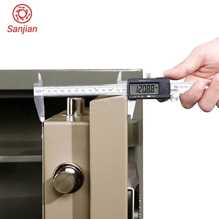 Kotak Aman Penyimpanan Uang Penyimpanan Kantor Elektronik Keamanan Logam Tahan Api