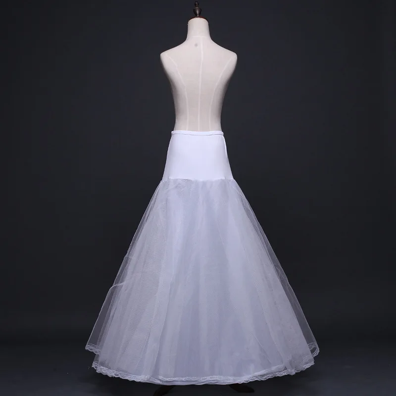 Robe de mariée en Crinoline, sous-robe en tissu élastique, avec anneau en acier et dentelle