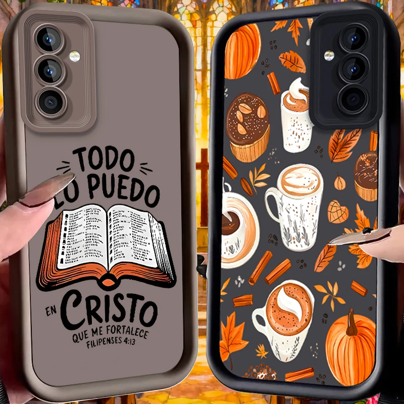 Christian Bible Verse Case for Samsung Galaxy S26 S25 Edge S24 Plus S23 S22 Ultra S21 S20 FE A57 A56 A55 A54 5G A51 4G Cover