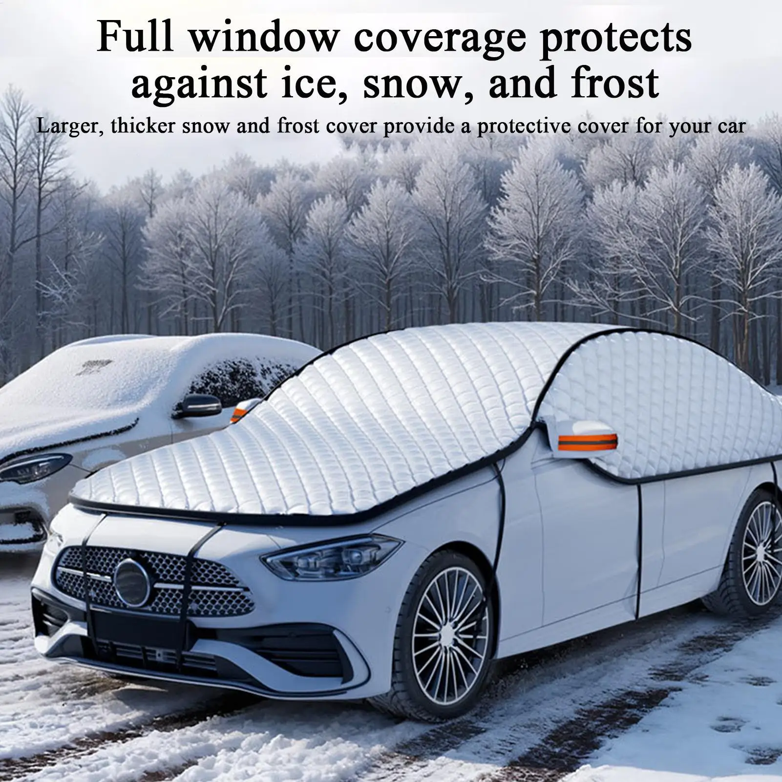 

Снегоочиститель для лобового стекла автомобиля, защита от ультрафиолета, водонепроницаемый щит, антиморозный зимний автомобильный чехол, полное покрытие для уличной холодной погоды