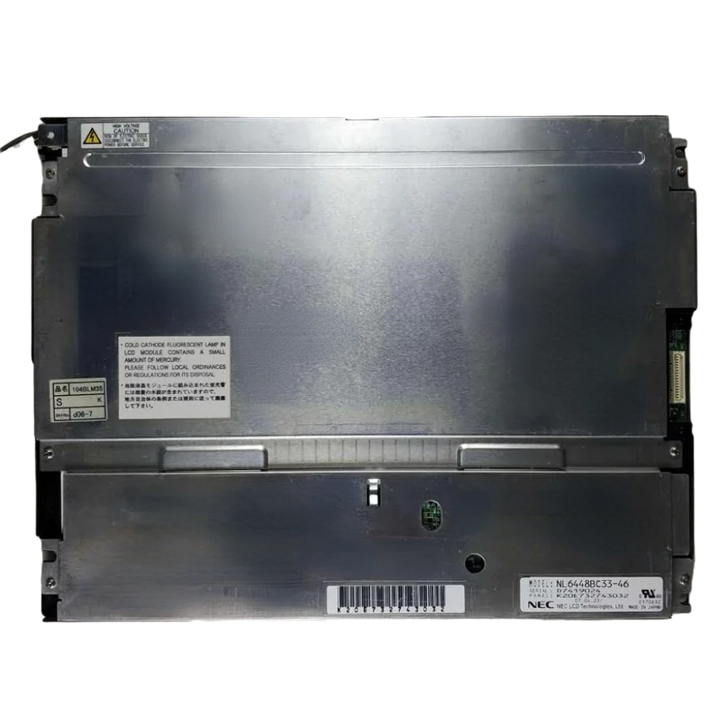 الأصلي A + 10.4 بوصة NL6448BC33-46D NL6448BC33-46 350:1 640(RGB) * 480 شاشة عرض LCD لوحة العمل المثالي تم اختبارها بالكامل