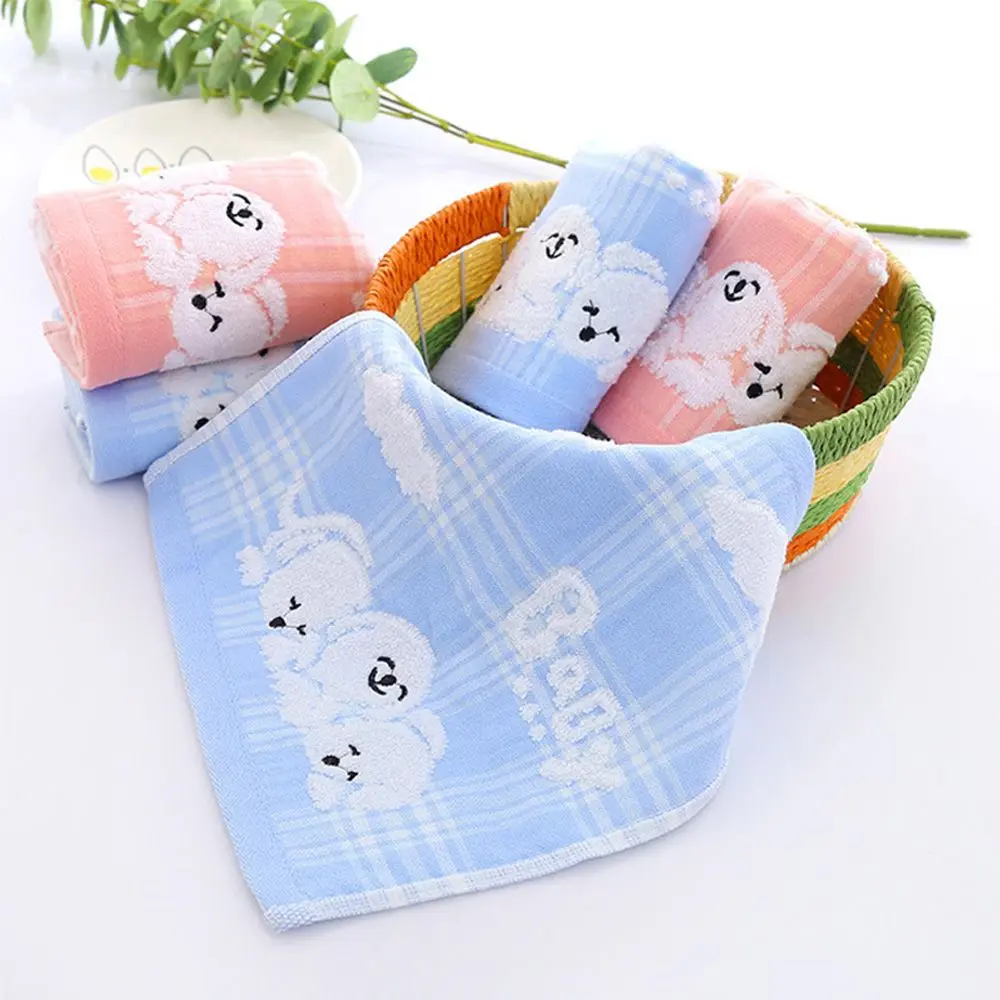 30*30cm Cute Dog Infant Baby Cotton Hand Towel Baby Towel Handkerchief