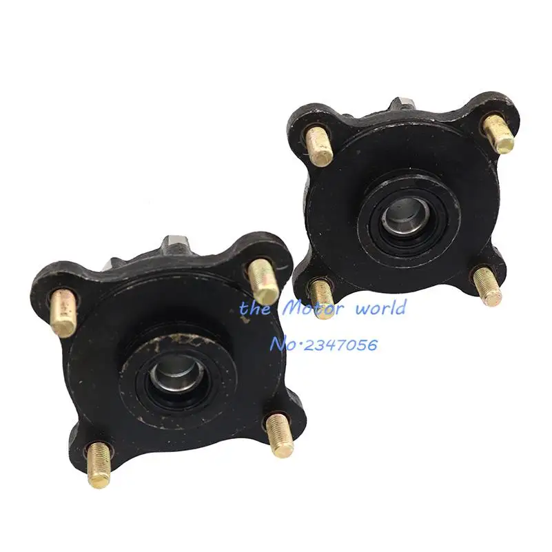 1 par de bujes de brida de rueda delantera aptos para China ATV50cc 70cc 90cc 110cc 125cc 150cc 200cc 250cc Go Kart Buggy ATV piezas de bicicleta