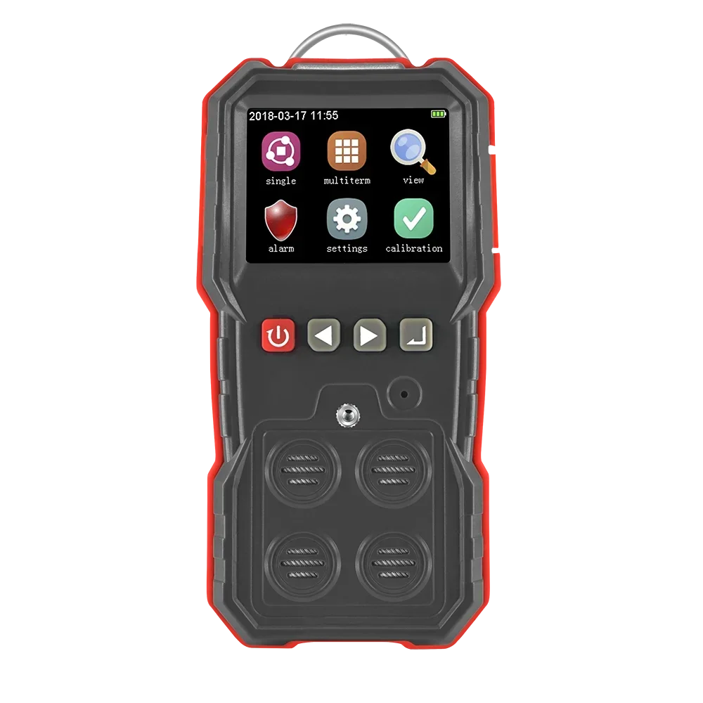 

WT8811 Compound For Combustible Gas Oxygen O2 Hydrogen Sulfide H2S Carbon Monoxide CO Detection Gas Monitor