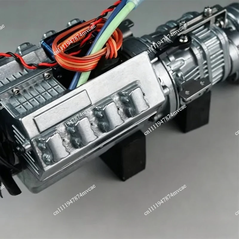 Motor 27T/35T Gearbox Model Suitable for 1/14 Scale Tamiya RC Tow Truck Mud Truck Model Three-Speed Metal Gearbox Upgrade Kit