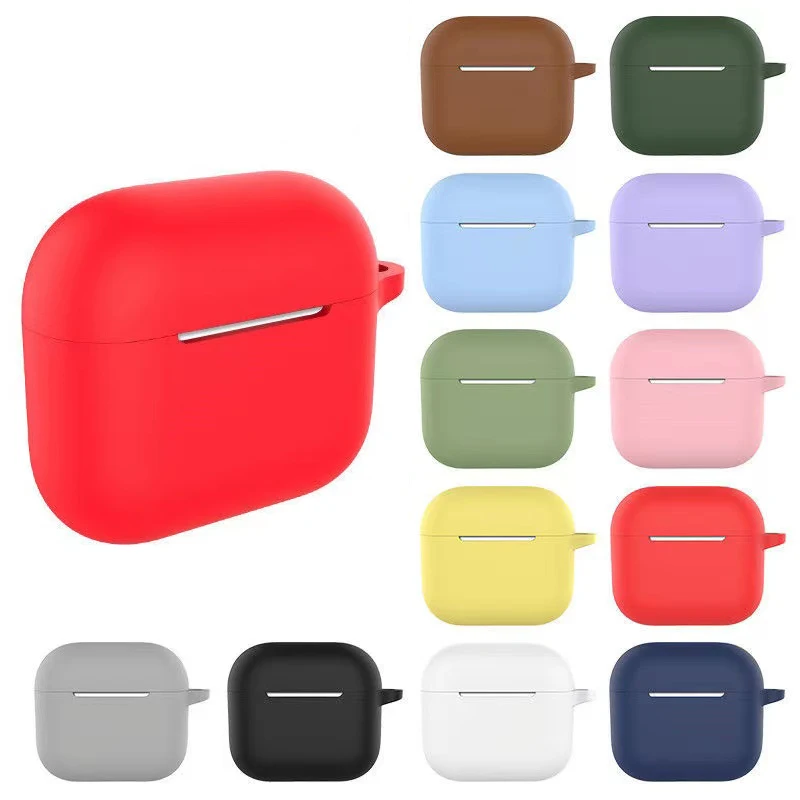 Soft Silicone Anti-lost Protective Cover Skin Case For Apple airpods pro Case Protective Soft Silicone For Air Pods Pro 1 Cover