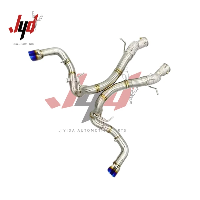 Tuning Axle Back Full Exhaust For Mclaren 570S 3.8L 2015-2020 Stainless Steel Muffler With Valve Car Downpipe Exhaust System