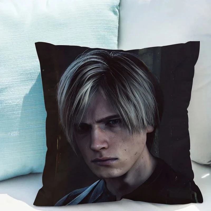 Home Decor Leon Kennedy Decorative Pillowcases Cushion Cover for Pillow Bed Cushions of Modern Sofa Pillowcase 40x40 Short Plush