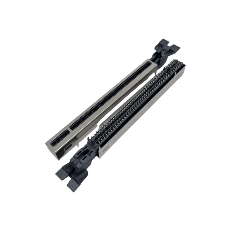 164-poliger PCIE X16-Steckdosenstecker Dip-Typ schwarz