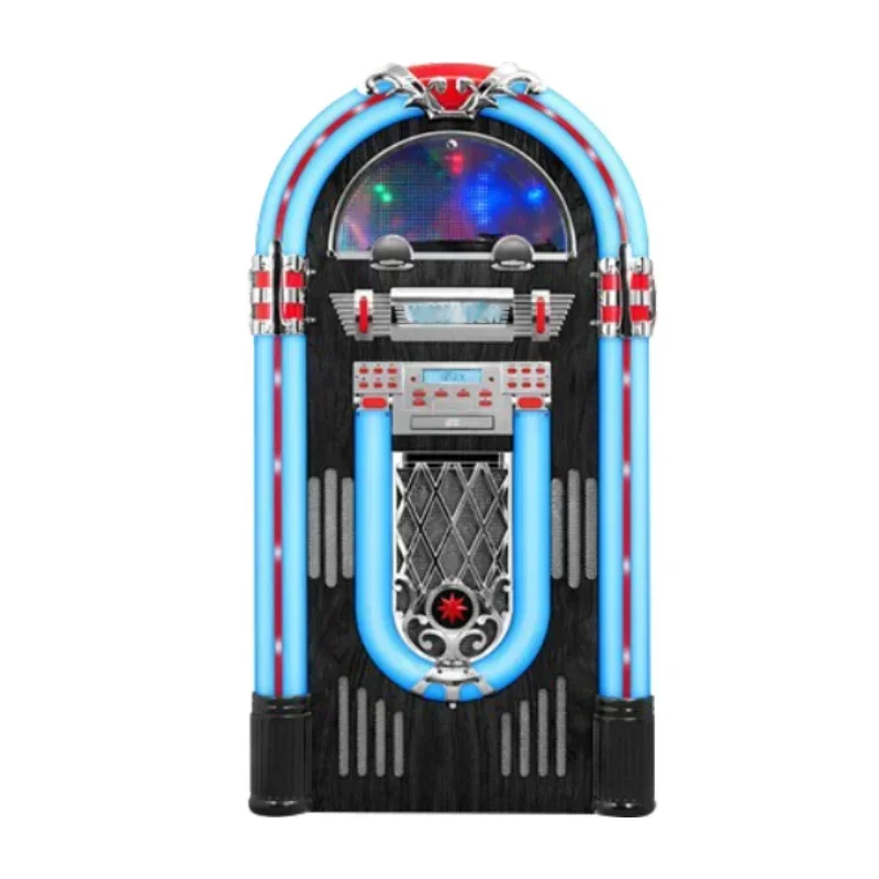 Hot SalesRetro Largest Jukebox With Built In Blue-tooth Vinyl Lp Record Player CD FM AM USB AUX-IN High End Audio Speak