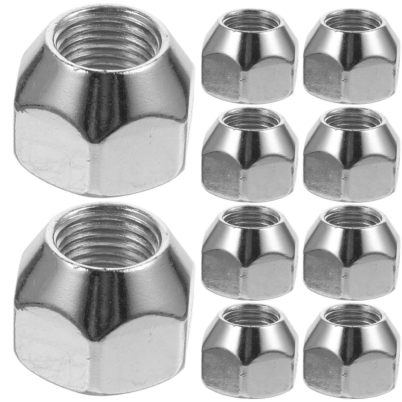 10 Pcs Trailer Lugs for Trailer Hub Tire (1/2-20) 10pcs Truck M14x15 Trailer Lugs Steel Carbon Steel