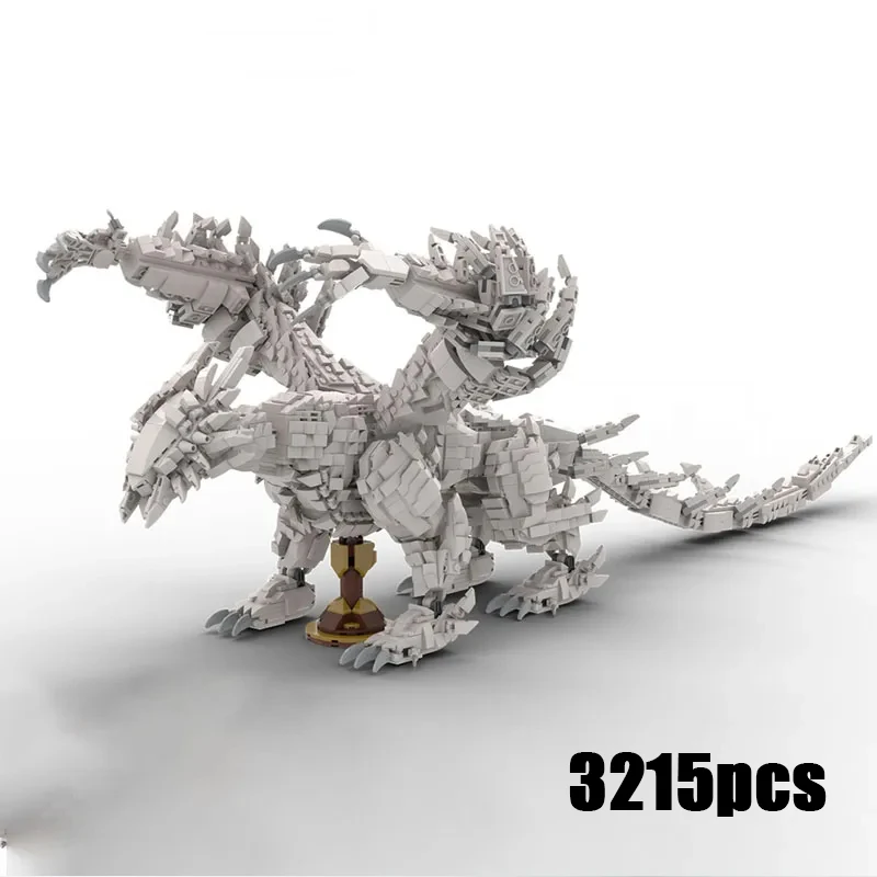 

New Moc Building Block Model White Spark Angel Fire Dragon Technology Modular Building Block Gift Christmas Toy DIY Set Assembly