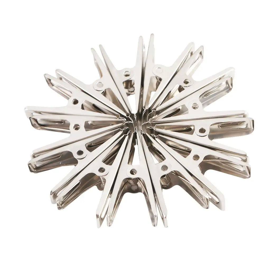 

Mini Windproof Clothing Washing Drying Hanger Household Sealing Clip Clothes Pegs File Clip Clothes Pins