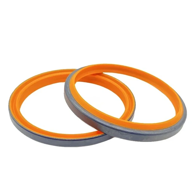864 Piston Rod Dust Seal Ring （25mm~120mm）DKB Type Double Lip Metal Skeleton Oil Seal Dust Ring Material: PU+metal Shell