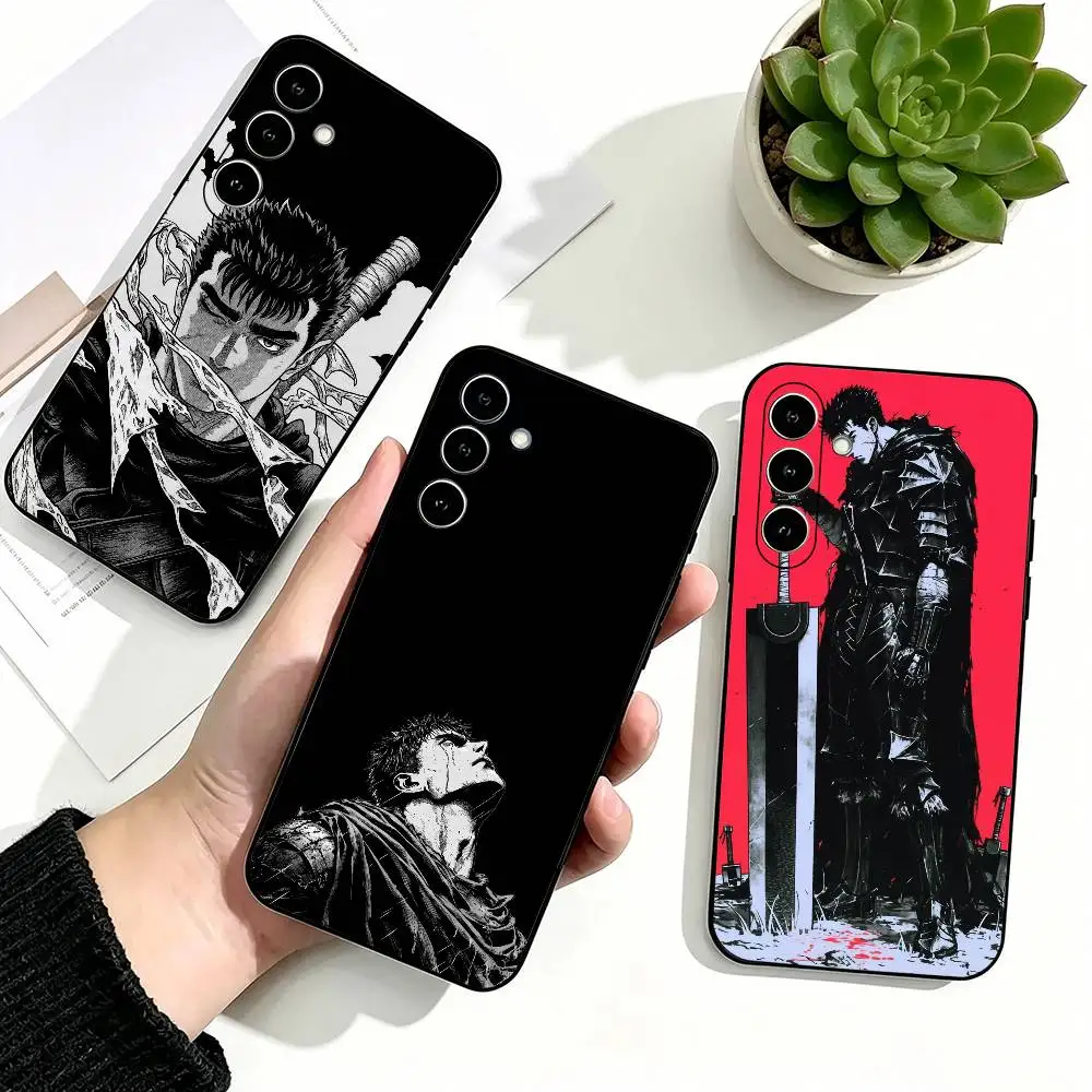 Hot Manga B-Berserk Cool  Phone Case For Samsung Galaxy A73,A72,A71,A70,A53,A52,A51,Soft Silicone Black Cover