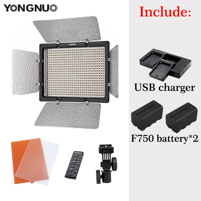 YONGNUO YN600L 600 LED Video Light Panel 3200K-5600K Color