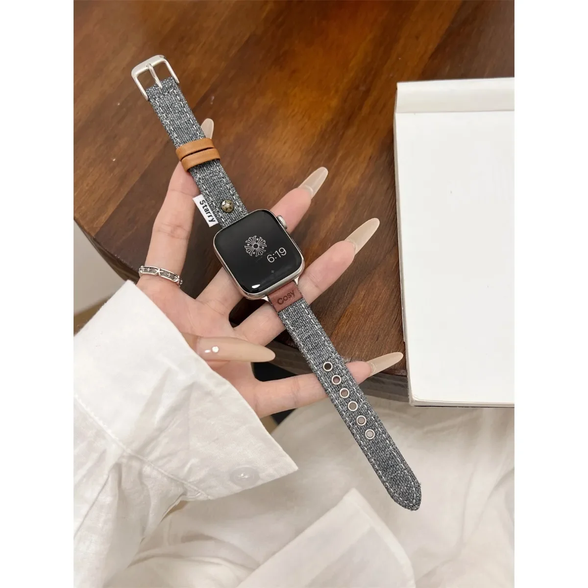 Watch Band For iWatch 42/44/45/46/49mm 38/40/41mm PU Leather Fashion Watch Strap For Watch Series Ultra2 Series 10/9/8/7/6/5/4/3/2/1_voghion.com