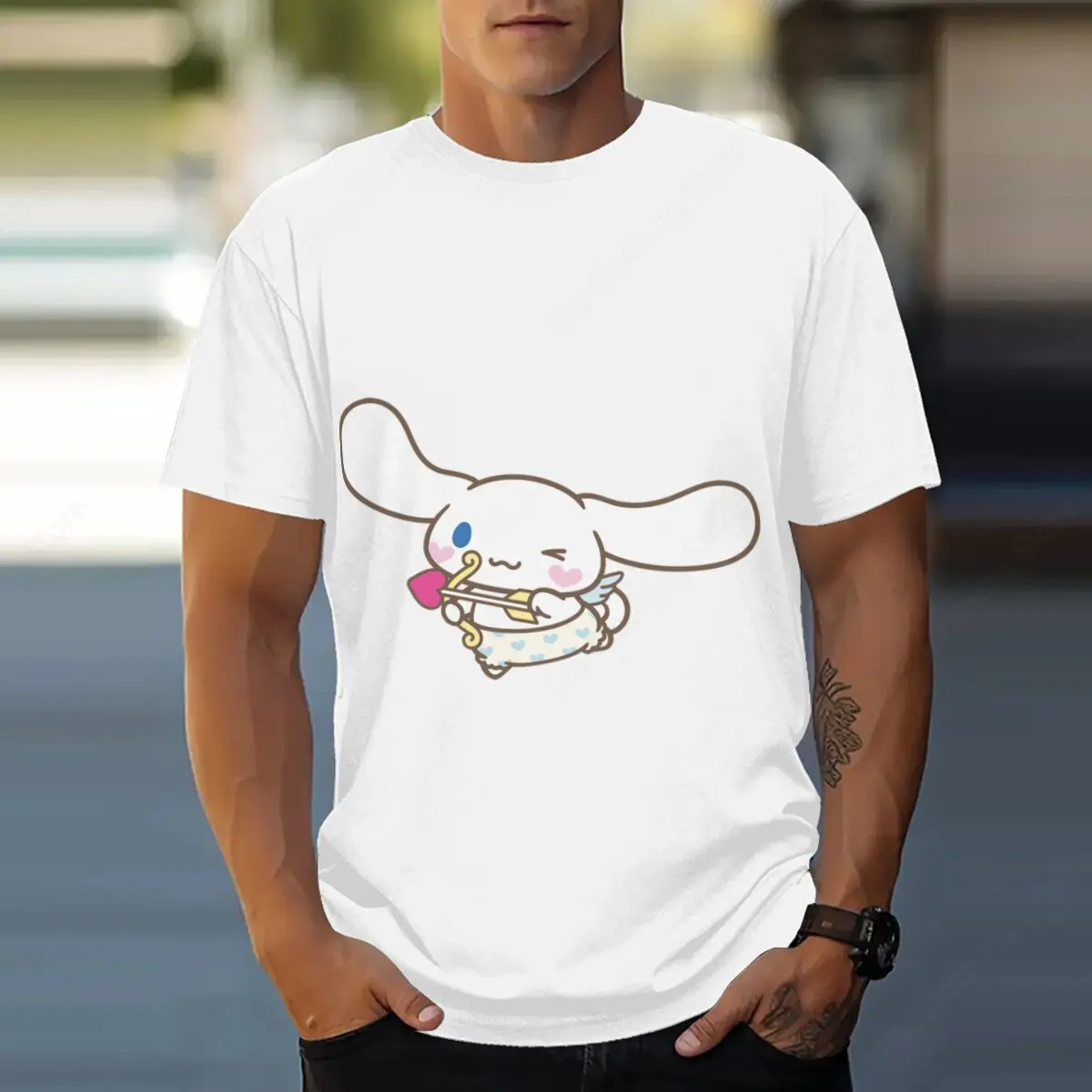 C-Cinnamoroll Adorable S-Sanrio Character T-shirts men women casual t-shirts unisex streetwear