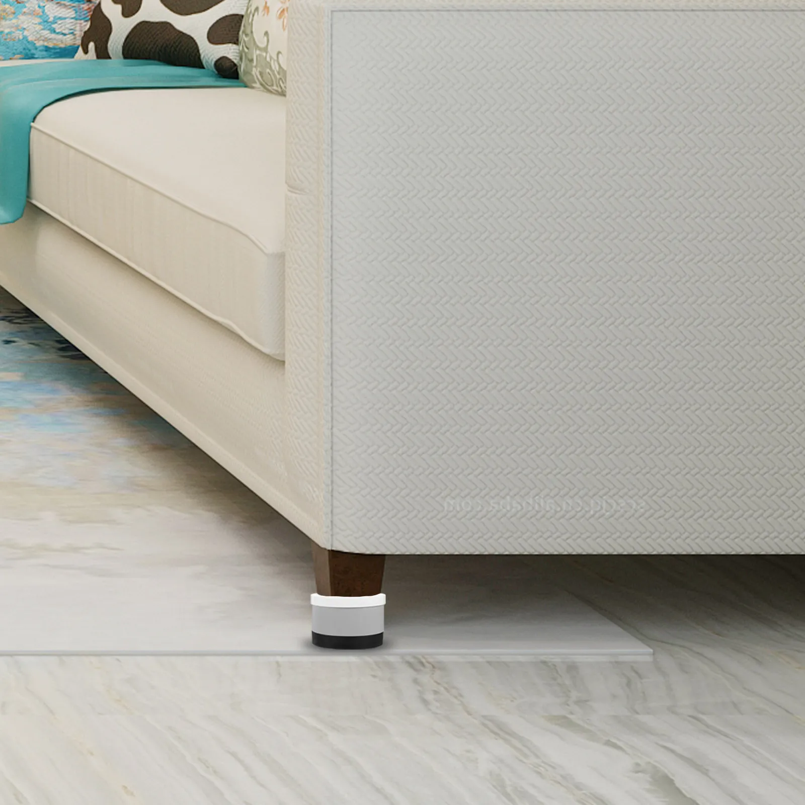 4Pcs Universal Fit Furniture Leg Pads Protect Floors from Scratches Chair Table Sofa Foot Covers with Anti-Slip Base