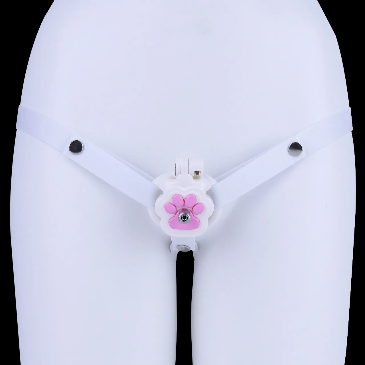 New Cat's Paw Chastity Cage Penis CB Lock Sissy Penis Cages with Chastity Belt Cock Ring Adult Sex Toys for Men Gay Dick Bondage view 2