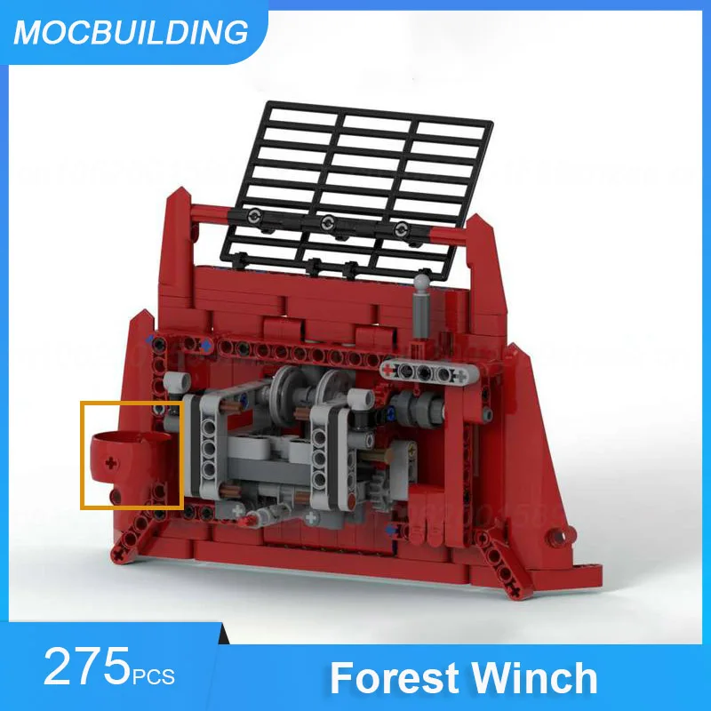 MOC Building Blocks Forest Winch for Claas Xerion 5000 VC 42054 DIY Assemble Bricks Transportation Creative Toys Gifts 275PCS