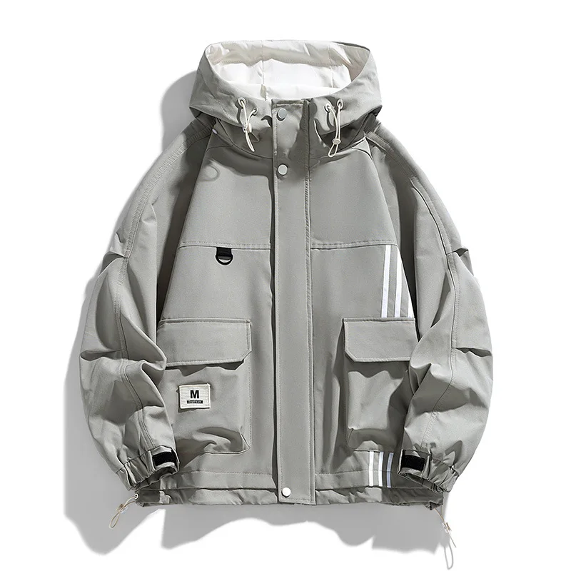 

Winter and autumn workwear jackets trendy stylish relaxed American style waterproof and protective casual men's jackets