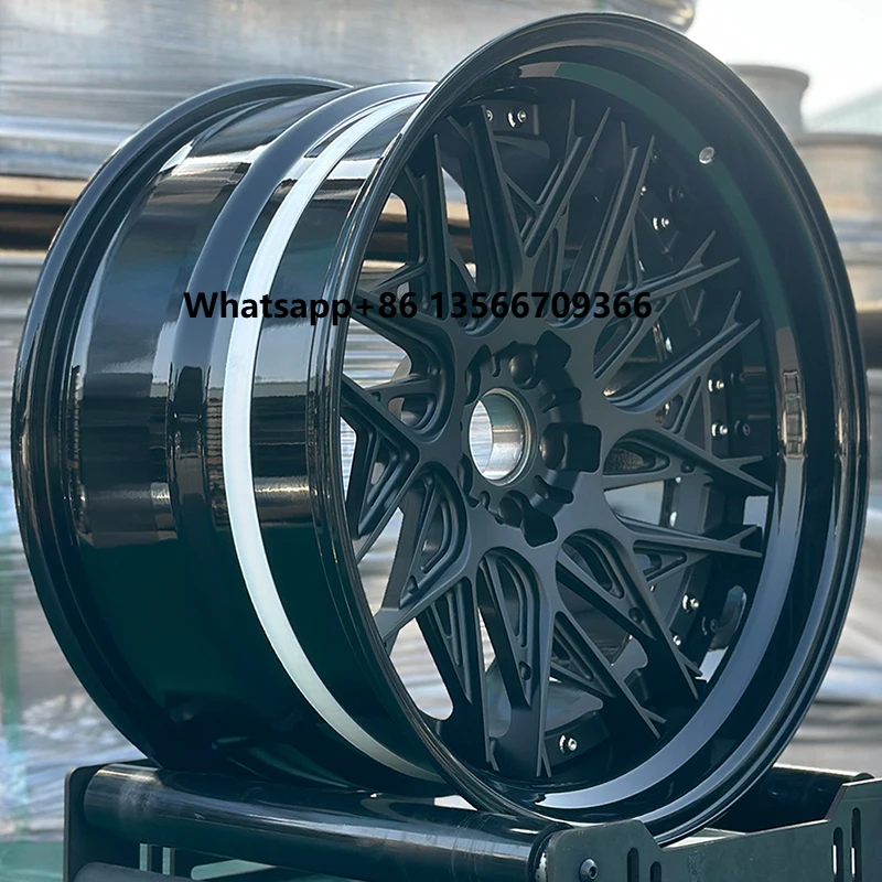 

Top Quality Forged Wheels 15 16 17 18 19 20 Inch Rims Holes Passenger Alloy Three Piece Car Wheels for Cars