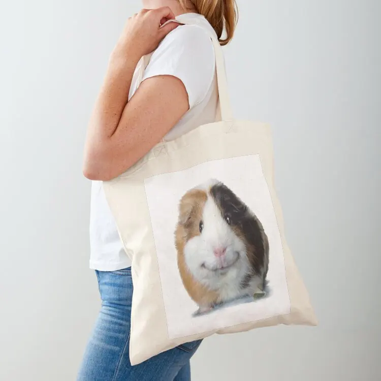 

Keep Smiling with Angeelo the Guinea Pig! Tote Bag Women's handbag cloth bag woman Customizable tote bag Gift bags