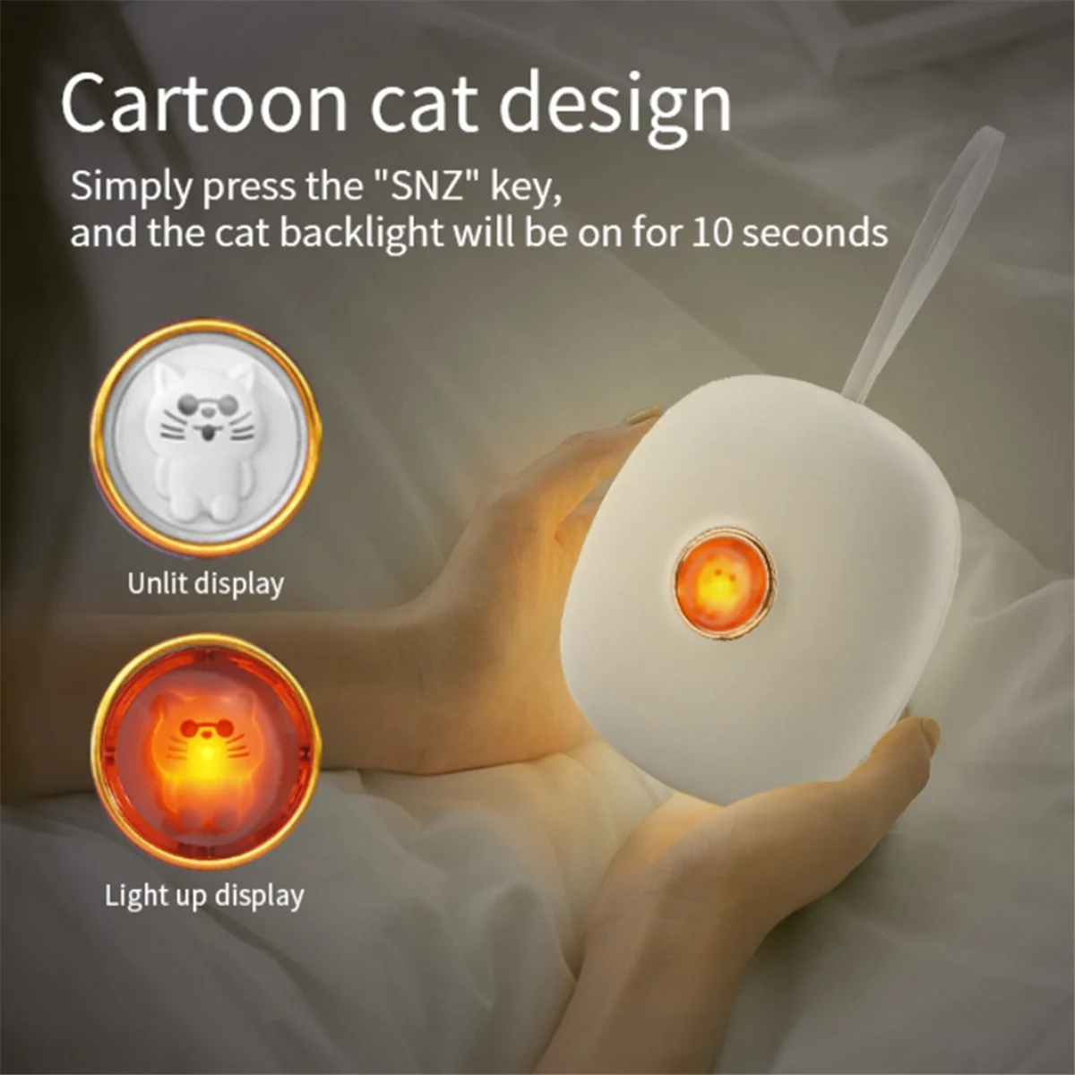 熟睡者、聴覚障害者、聴覚障害者、ティーンエイジャー向けの振動目覚まし時計、旅行または家庭用の充電式 HY