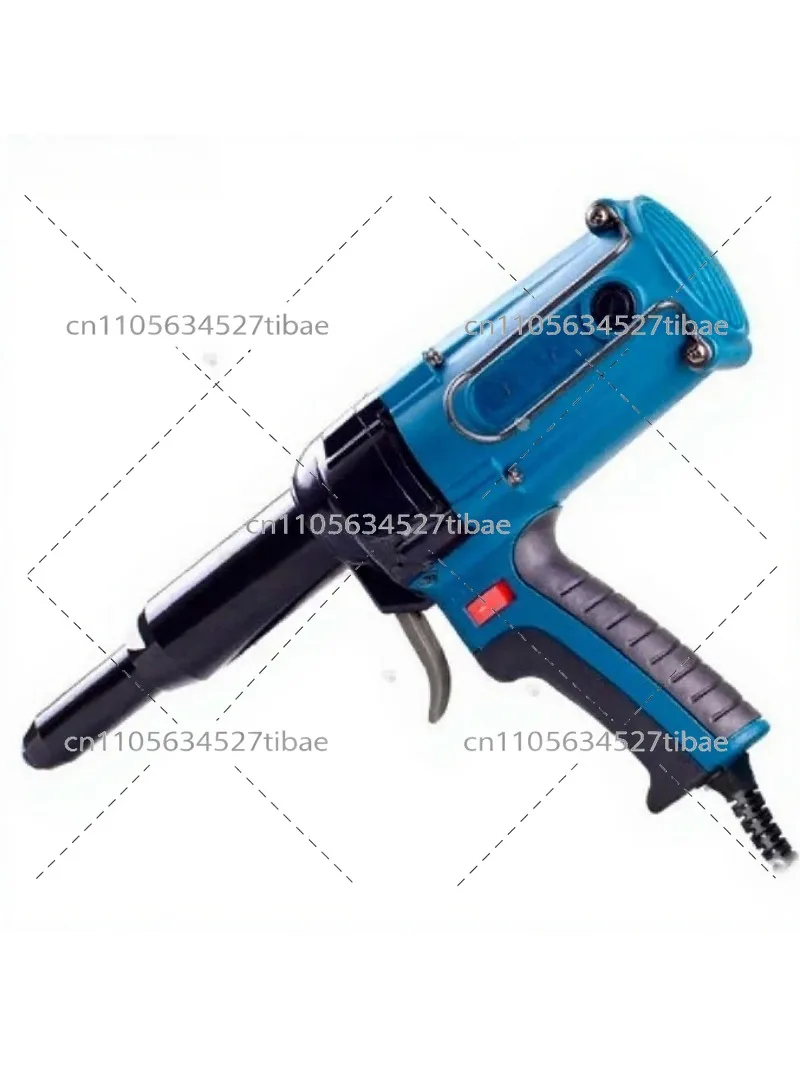 400W Electric Rivet Gun Tac500 Nailer 220V Riveter Tool for Furniture, 3.2-5.0mm Rivets
