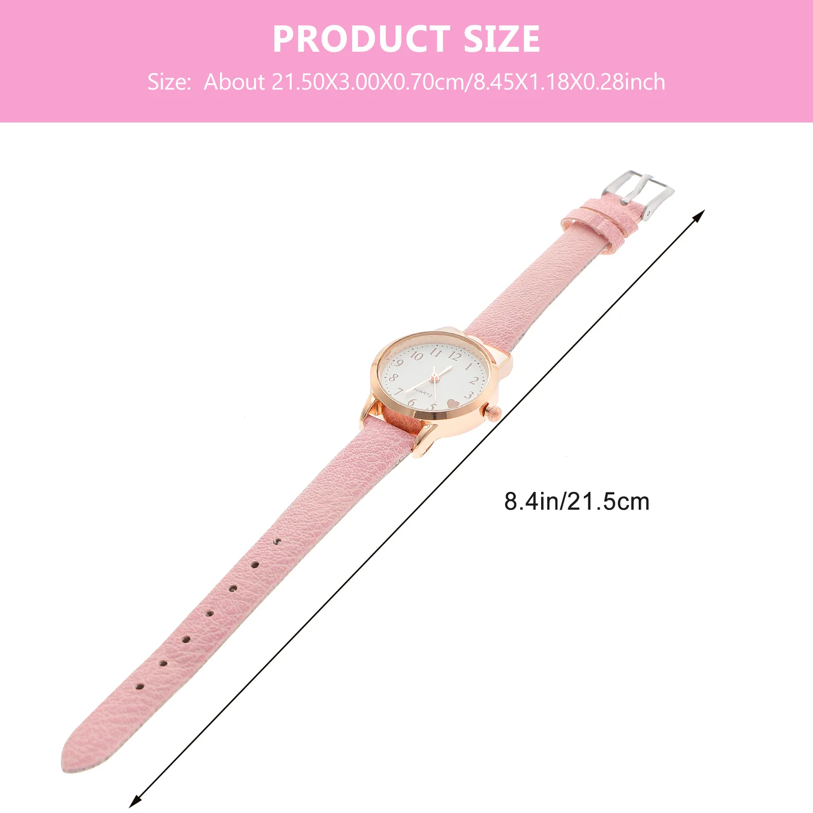 Luminous Watch for Adjustable Comfortable Strap Easy to Read Dial Casual Lovely Wristwatch Lovely Watch