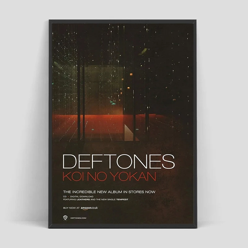 Hip Hop Band Deftones Poster Home and Decoration Paintings for Bed Room Decor Canvas Wall Art Decorative Painting Posters Prints