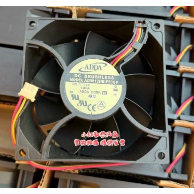 New Fan for ADDA 9cm AD0912HB-F93GP 9038 12V 1.00A  Cooling Fan 90*90*38MM