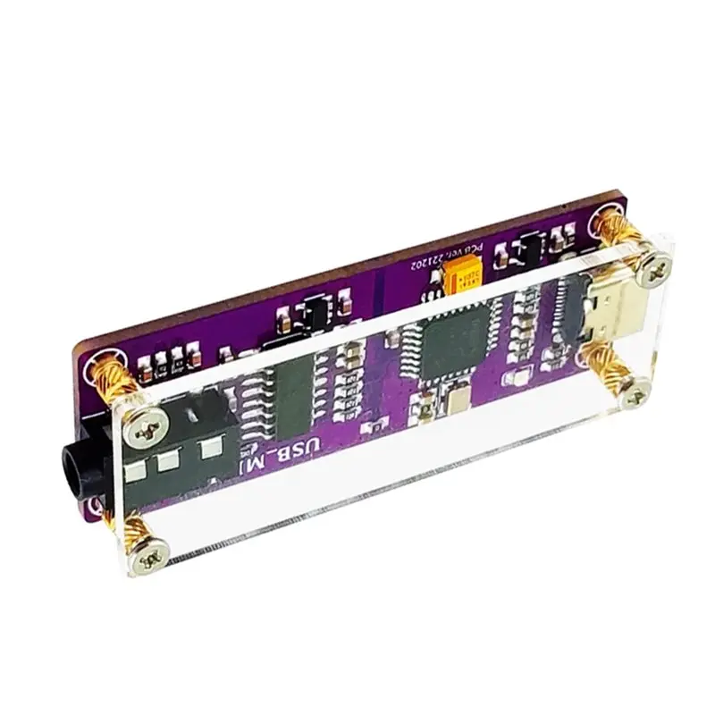 B68C S008 USB Mini Portable DAC Decoder, 127Db Headphone Amplifier, Hifi Quality, Low Noise Design, DIY External Sound Card