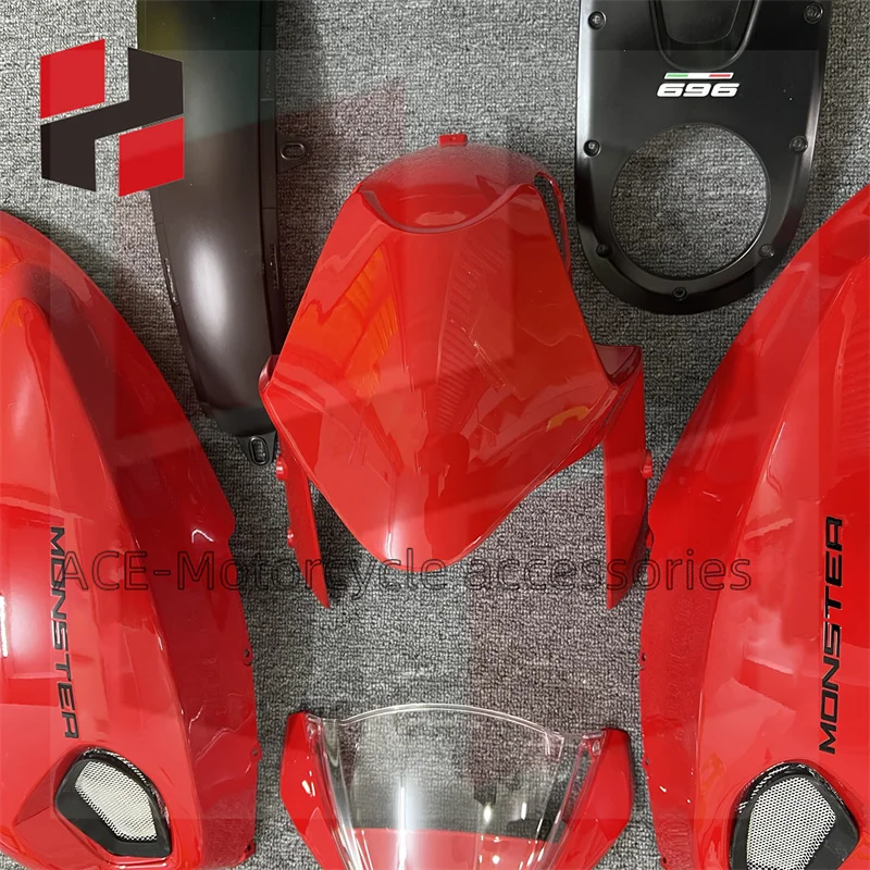 for Ducati Monster 696 796 1100 1100S EVO 2009 2010 2011-2015 motorcycle high quality fairing ABS plastic body decoration kit