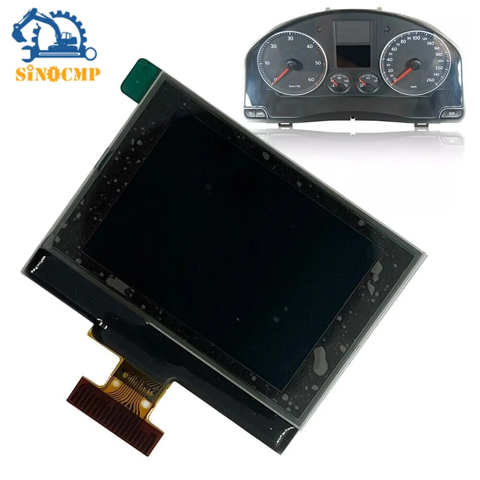 

1Pcs Dashboard LCD Display Screen 1TD920862 92290206 for Golf V/Touran/Passat/Jetta LCD Display Screen Car Interior Accessories