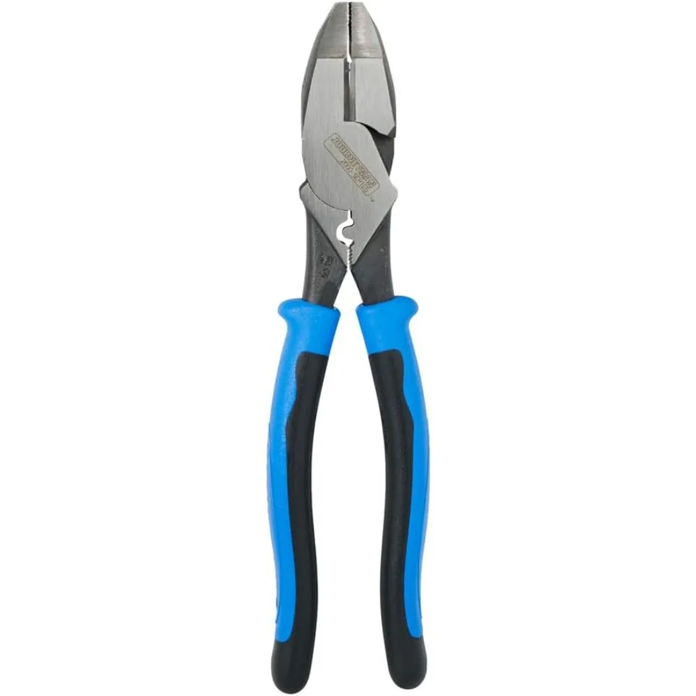 كماشة كلاين توولز عالية الرفع مقاس 9 بوصات مع ميزات سحب الشريط وعقص الأسلاك، مصنوعة في الولايات المتحدة الأمريكية