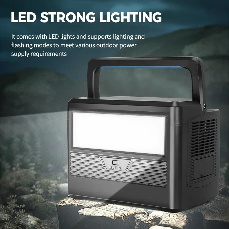 2026 New Wholesale Outdoor Fishing Home Energy Storage System Solar Panel Camping Mobile Portable Solar Mounting Power Energy S
