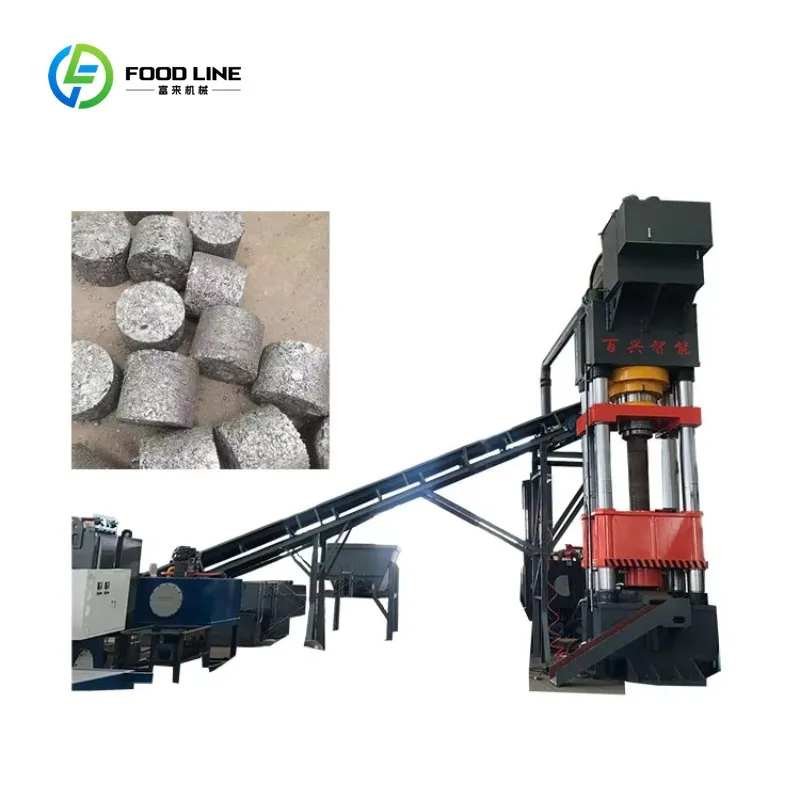 Customized Metal Hydraulic Baler 1500 Tons  Hydraulic Press for Pressing Iron Filings Into Cakes