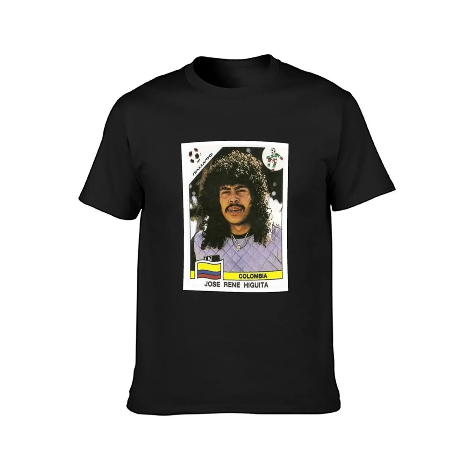 JOS? REN? HIGUITA - 1990 T-Shirt oversizeds vintage graphic tee t shirt for men