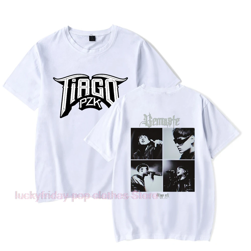 Tiago pzk Rapper Merch T-Shirt Unisex Trend Casual Short Sleeve Top