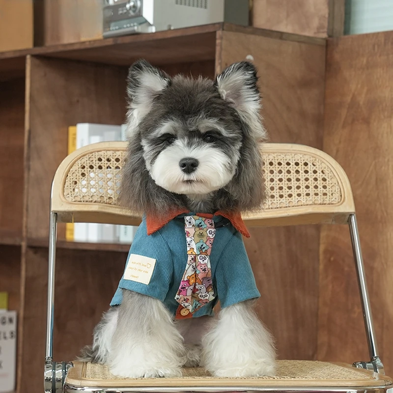 

Dog Clothes, Pet Dog Ties, Shirts, Jackets, Suitable For Outdoor Clothing For Small And Medium-sized Dogs In Spring And Autumn