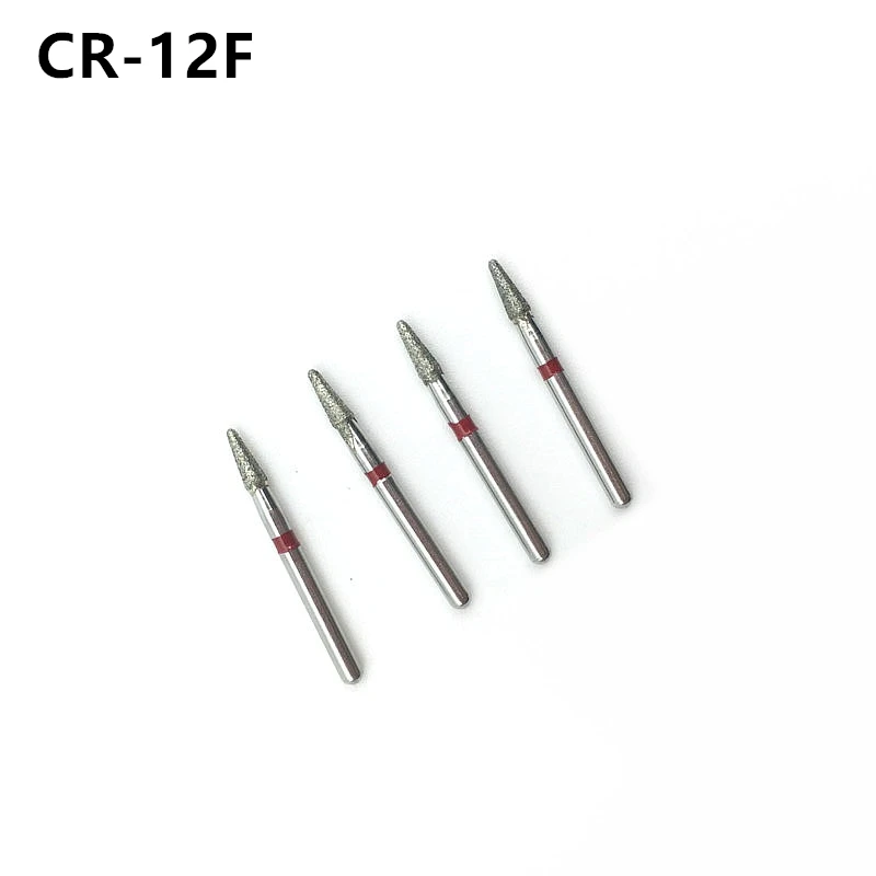 

10pcs/box FG 1.6mm Dental High Speed Burs High Speed Handpiece Turbine Diamond Polishing Tooth Preparation Bur CR-12F