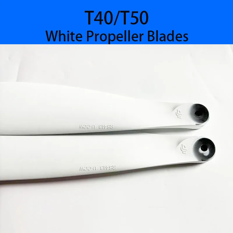 2PCS/Pair T40 T50 White Propeller Blades for DJI Agras Agriculture Drone Accessories Plant Protection Drone Repair Part Original