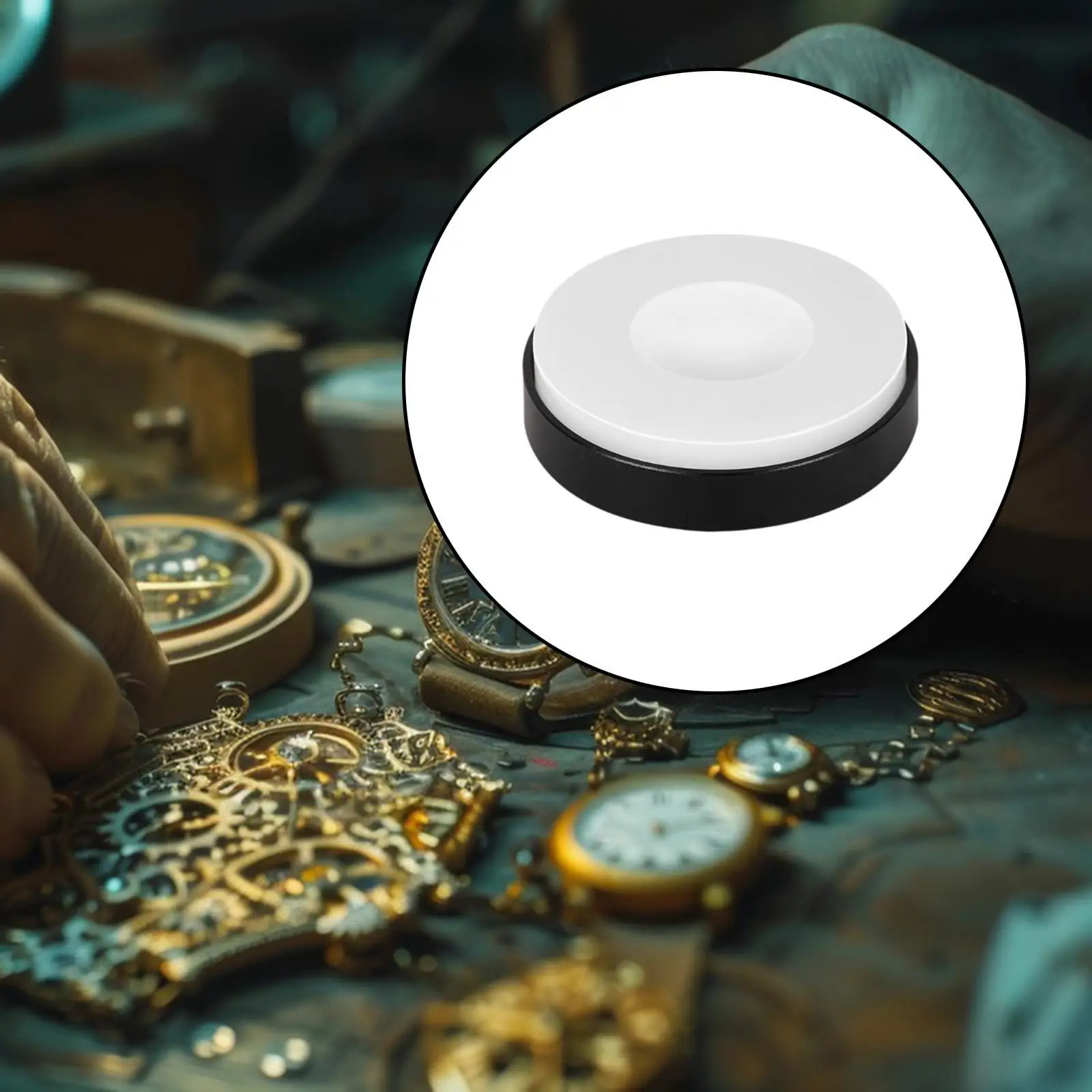 مشاهدة غلاف وسادة وسادة أجزاء الساعة الجمعية قاعدة ساعة مجوهرات وسادة لإصلاح صنع المجوهرات ساعة صانع الساعات #4